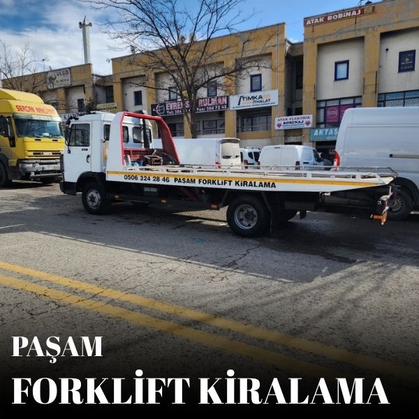 Ankara Çukurambar forklift kiralama firması yük taşıma operasyonu